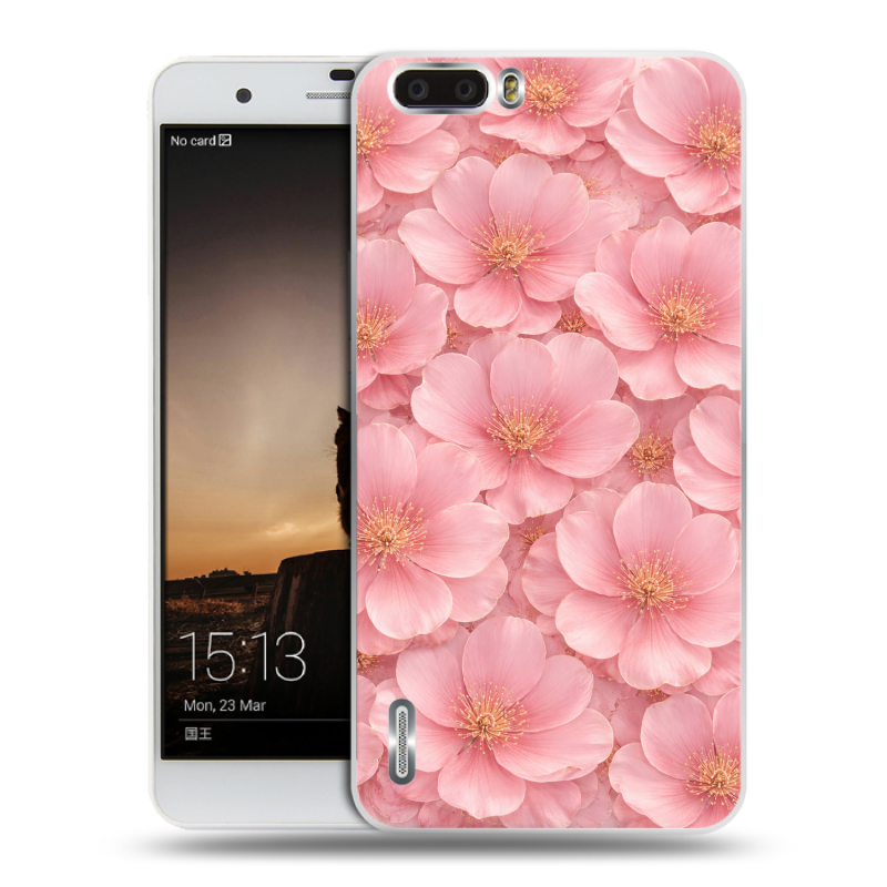 Пластиковый чехол на Huawei Honor 6 Plus с принтом женский Пластиковый чехол на Huawei Honor 6 Plus с принтом женский