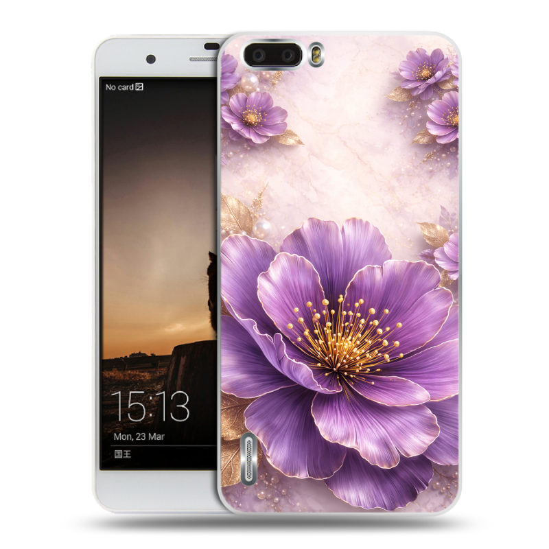 Пластиковый чехол на Huawei Honor 6 Plus с принтом женский Пластиковый чехол на Huawei Honor 6 Plus с принтом женский