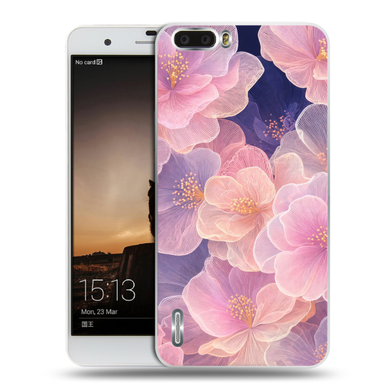 Пластиковый чехол на Huawei Honor 6 Plus с принтом женский Пластиковый чехол на Huawei Honor 6 Plus с принтом женский