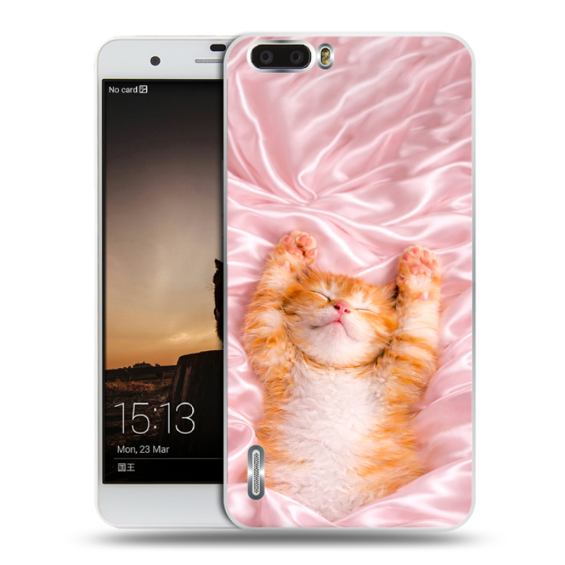 Пластиковый чехол на Huawei Honor 6 Plus с принтом женский Пластиковый чехол на Huawei Honor 6 Plus с принтом женский