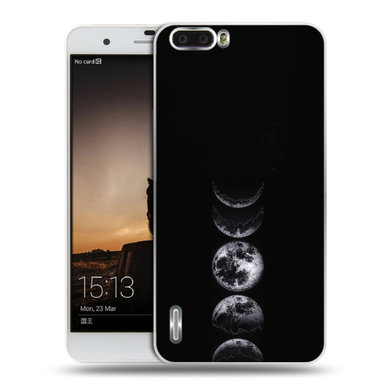 Силиконовый чехол на Huawei Honor 6 Plus с принтом женский Силиконовый чехол на Huawei Honor 6 Plus с принтом женский