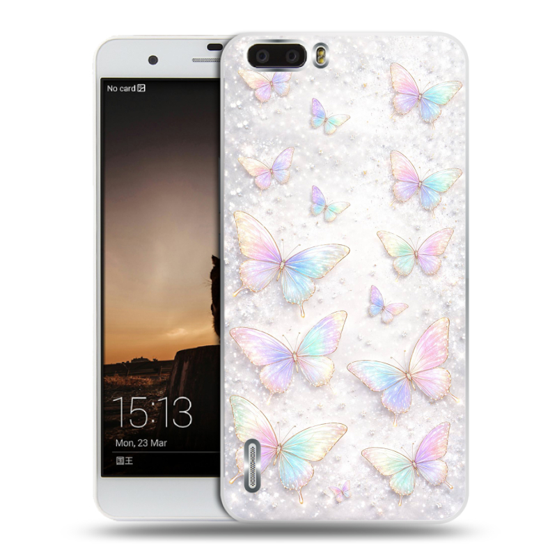 Силиконовый чехол на Huawei Honor 6 Plus с принтом женский Силиконовый чехол на Huawei Honor 6 Plus с принтом женский