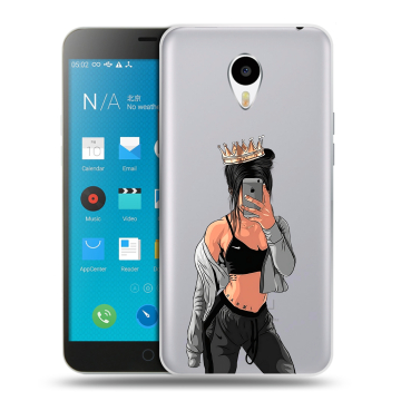 Пластиковый чехол на Meizu M1 Note с принтом Женские принты