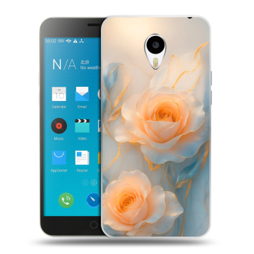Пластиковый чехол на Meizu M1 Note с принтом Женский