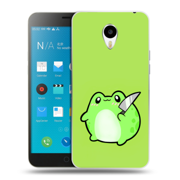 Пластиковый чехол на Meizu M1 Note с принтом Лягушенок