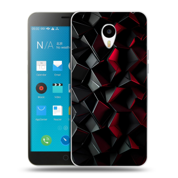 Пластиковый чехол на Meizu M1 Note с принтом Абстракция
