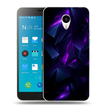 Пластиковый чехол на Meizu M1 Note с принтом Абстракиция