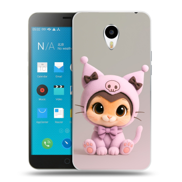 Пластиковый чехол на Meizu M1 Note с принтом Куроми Kuromi 