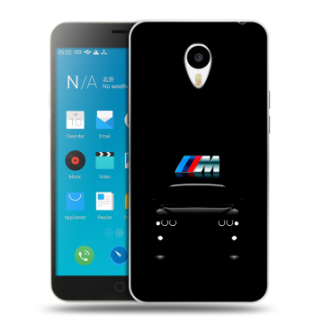 Пластиковый чехол на Meizu M1 Note с принтом БМВ BMW