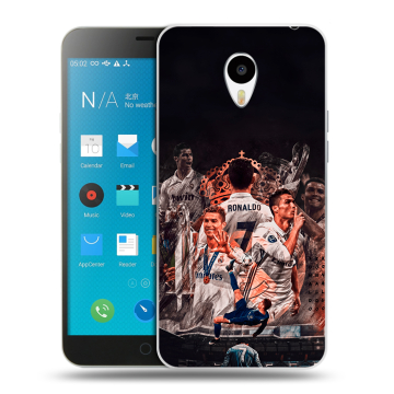 Пластиковый чехол на Meizu M1 Note с принтом Реал Роналдо Real Ronaldo