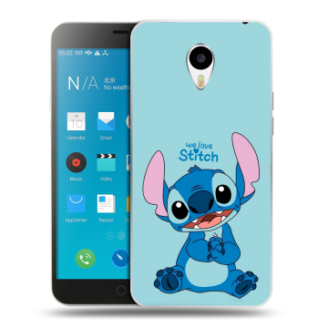 Пластиковый чехол на Meizu M1 Note с принтом Лило и Стич