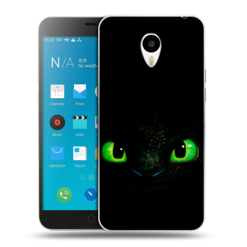 Пластиковый чехол на Meizu M1 Note с принтом Как приручить дракона