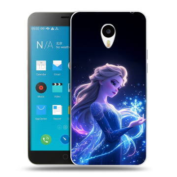 Пластиковый чехол на Meizu M1 Note с принтом Холодное сердце Frozen