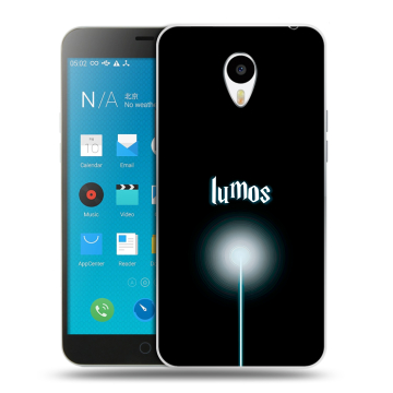 Пластиковый чехол на Meizu M1 Note с принтом Harry Potter Гарри Поттер