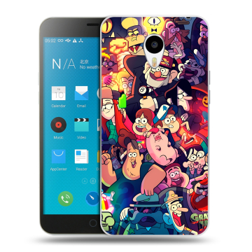 Пластиковый чехол на Meizu M1 Note с принтом Gravity Falls Гравити Фолз