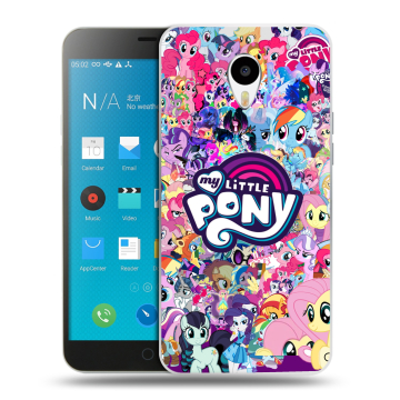 Пластиковый чехол на Meizu M1 Note с принтом My little pony Дружба чудо