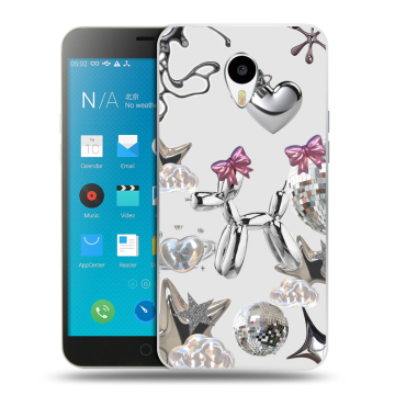 Пластиковый чехол на Meizu M1 Note с принтом Y2K