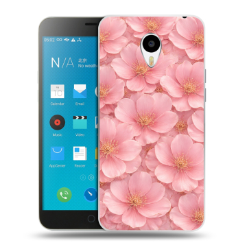 Пластиковый чехол на Meizu M1 Note с принтом женский