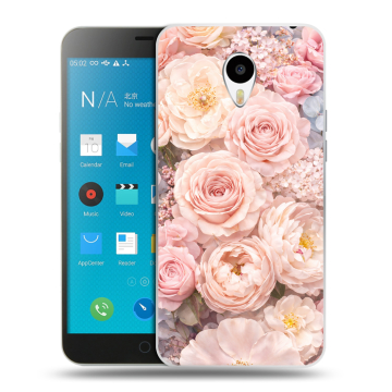 Пластиковый чехол на Meizu M1 Note с принтом женский