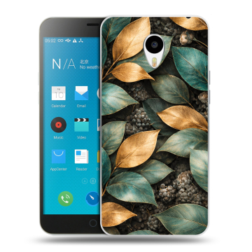 Пластиковый чехол на Meizu M1 Note с принтом женский