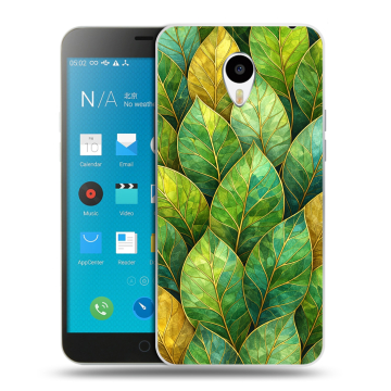 Пластиковый чехол на Meizu M1 Note с принтом женский