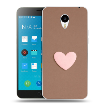 Пластиковый чехол на Meizu M1 Note с принтом женский