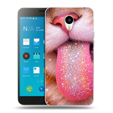 Пластиковый чехол на Meizu M1 Note с принтом для девочек