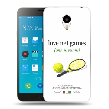 Пластиковый чехол на Meizu M1 Note с принтом для девочек