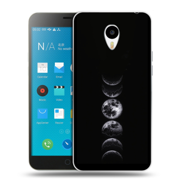 Пластиковый чехол на Meizu M1 Note с принтом женский