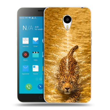 Пластиковый чехол на Meizu M1 Note с принтом женский