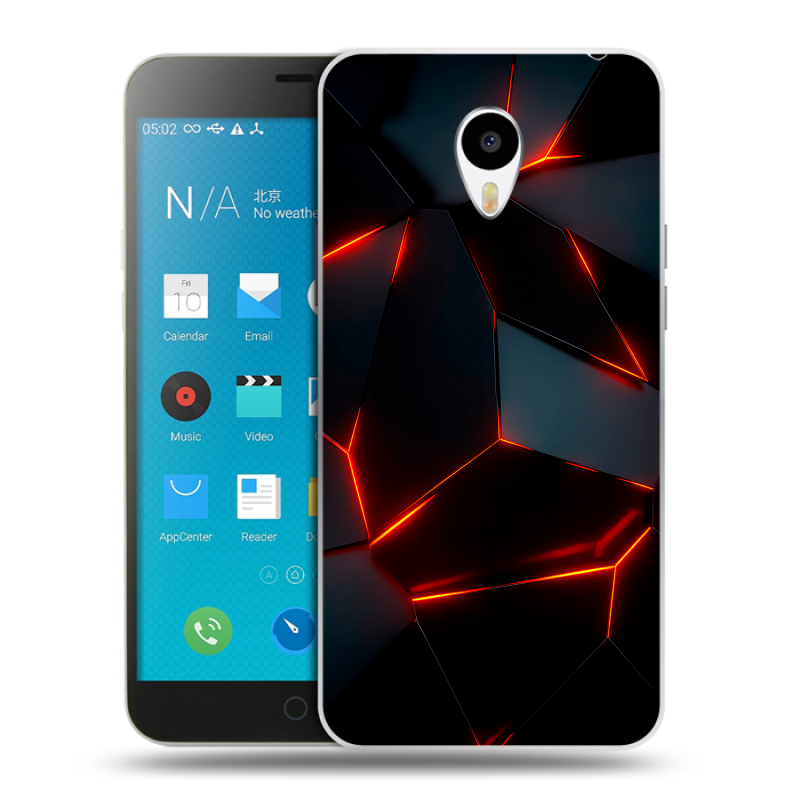 Пластиковый чехол на Meizu M1 Note с принтом Яркие абстракции Пластиковый чехол на Meizu M1 Note с принтом Яркие абстракции