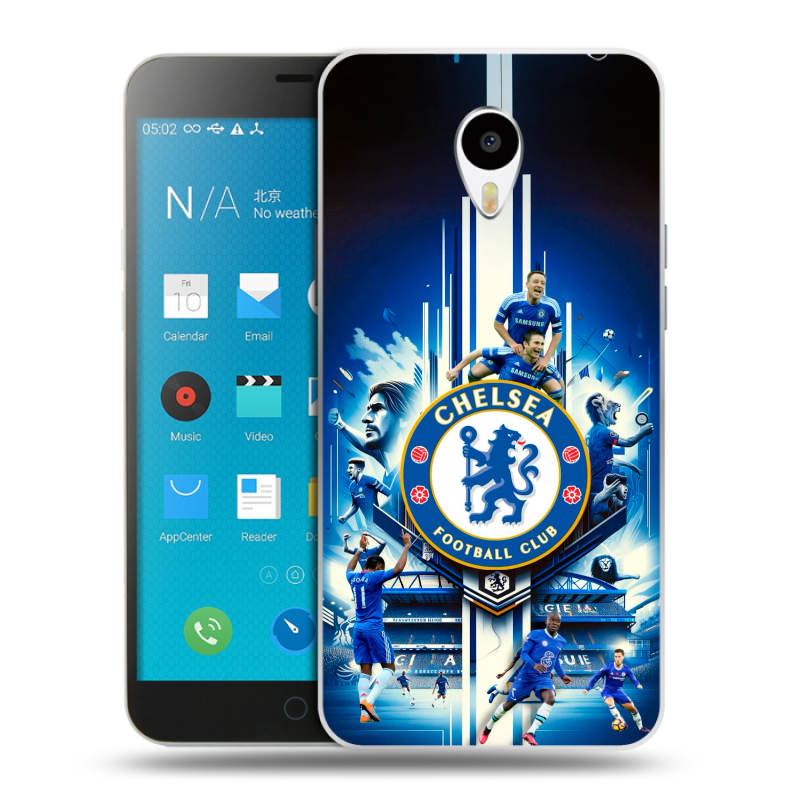 Пластиковый чехол на Meizu M1 Note с принтом Chelsea Челси Пластиковый чехол на Meizu M1 Note с принтом Chelsea Челси