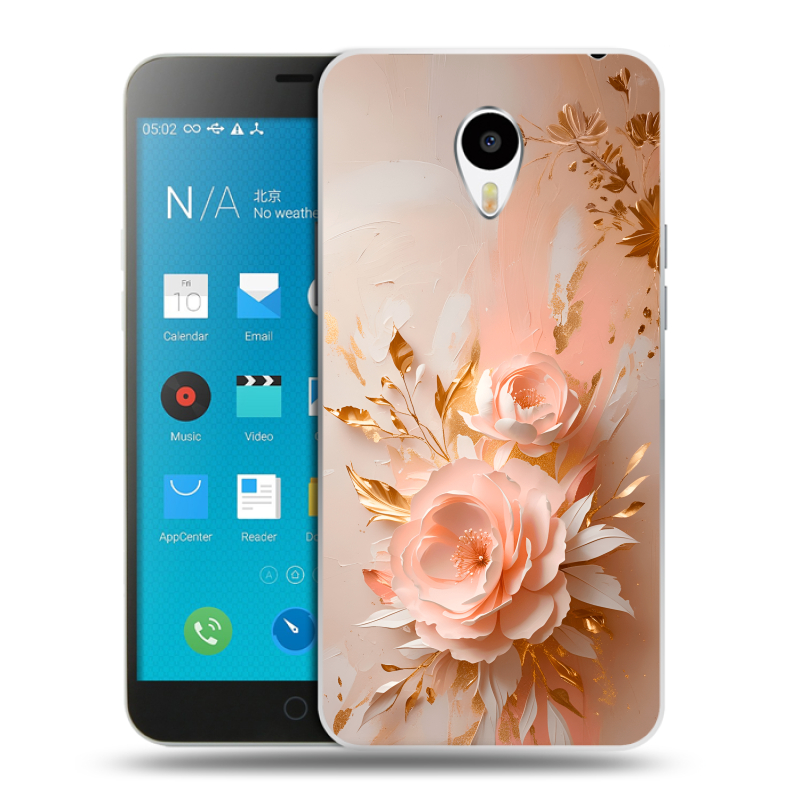 Пластиковый чехол на Meizu M1 Note с принтом женский Пластиковый чехол на Meizu M1 Note с принтом женский