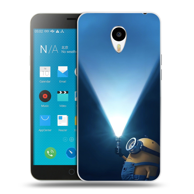 Пластиковый чехол на Meizu M1 Note с принтом Миньоны Пластиковый чехол на Meizu M1 Note с принтом Миньоны