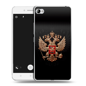 Силиконовый чехол на Lenovo S90 с принтом Герб России