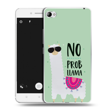 Силиконовый чехол на Lenovo S90 с принтом Лама Силиконовый чехол на Lenovo S90 с принтом Лама