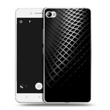 Силиконовый чехол на Lenovo S90 с принтом Текстура металла Силиконовый чехол на Lenovo S90 с принтом Текстура металла