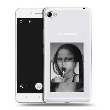 Силиконовый чехол на Lenovo S90 с принтом Мона Лиза
