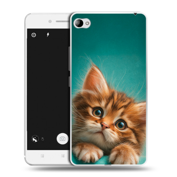 Силиконовый чехол на Lenovo S90 с принтом котенок