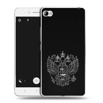 Силиконовый чехол на Lenovo S90 с принтом Герб России