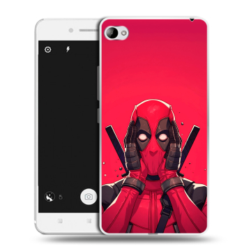 Силиконовый чехол на Lenovo S90 с принтом Дедпул Deadpool