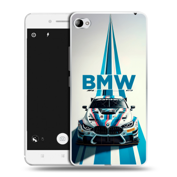 Силиконовый чехол на Lenovo S90 с принтом БМВ BMW