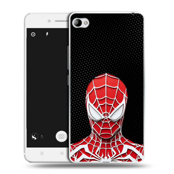 Силиконовый чехол на Lenovo S90 с принтом человек паук spiderman