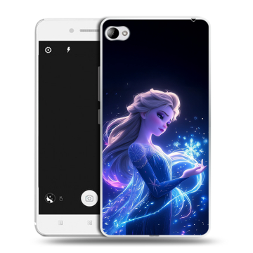 Силиконовый чехол на Lenovo S90 с принтом Холодное сердце Frozen