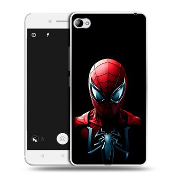 Силиконовый чехол на Lenovo S90 с принтом Spiderman Человек паук