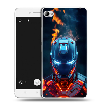 Силиконовый чехол на Lenovo S90 с принтом IronMan Железный человек