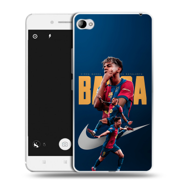 Силиконовый чехол на Lenovo S90 с принтом Барселона Barca Yamal 