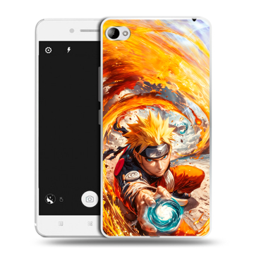 Силиконовый чехол на Lenovo S90 с принтом Аниме Наруто Naruto