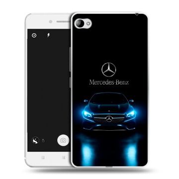 Силиконовый чехол на Lenovo S90 с принтом Mercedes Мерседес
