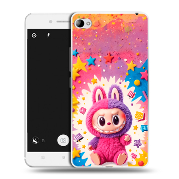 Силиконовый чехол на Lenovo S90 с принтом Labubu Лабубу